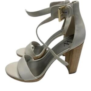 Elegant White‎ Strappy Heels